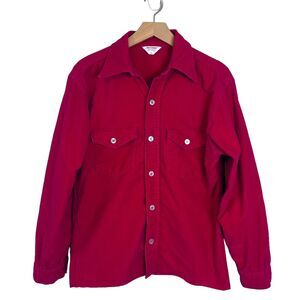 Frostproof Chamois Flannel Shirt Red Heavyweight Vintage Youth Size 16 Unisex